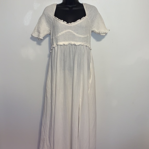 Free People Dresses & Skirts - Free People Cottagecore Coastal Prairiecore boho slub Cotton Maxi